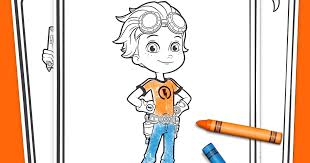 Free printable rusty rivets coloring pages. Rusty Rivets Coloring Pack Nickelodeon Parents
