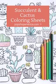 For boys and girls, kids and adults, teenagers and toddlers, preschoolers and older kids at school. Cactus And Succulent Printable Adult Coloring Pages