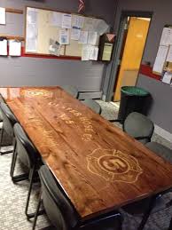 Ulster Hose Co 5 2 Of 2 Fire Table Firefighter Decor Basement Design