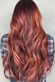 Red Hair With Copper Balayage Highlights Copperhair Fallhair Balayage Balayageombre Copperbalayage Red Haarfarben Haarfarben Ideen Rotes Haar Mit Strahnen