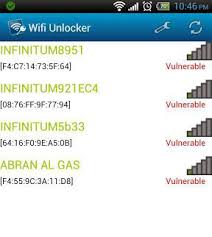 Start the wifi unlocker apk on your cell phone device · then start the searching networks process · so choose the one that you want to connect on your mobile . Wifi Unlocker 2 0 Android App Download Chip