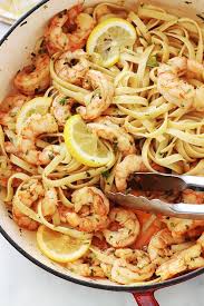 Pates Aux Crevettes A L Ail Et Citron Recette Rapide Recette Recette Plat Facile Pates Crevettes Recette