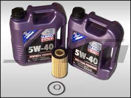Audi Oil Change Kit Jhm Lubro Moly 5w40 For B6 B7 S4