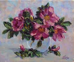 Oil painting for beginners in this video i will show you how to paint. Oil Painting Flowers Rose Order A Painting With The Colors Of Cheap Zakazat Na Yarmarke Masterov Dmrpbcom Kartiny Krasnodar
