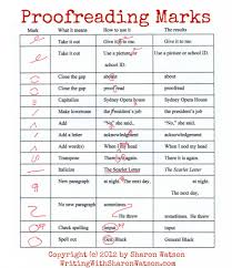 62 Exact Grammar Correction Symbols Chart