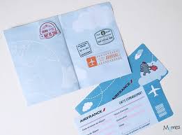 Mon Passeport Et Ma Carte D Embarquement Pour De Faux Carte D Embarquement Carte Passeport Enfant