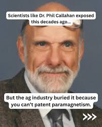 Comment “paramagnetic” below ⬇️ and I'll send you the long form explanation  of how this ancient form of electroculture was used to create nutrient  dense food. Most farmers have no clue about