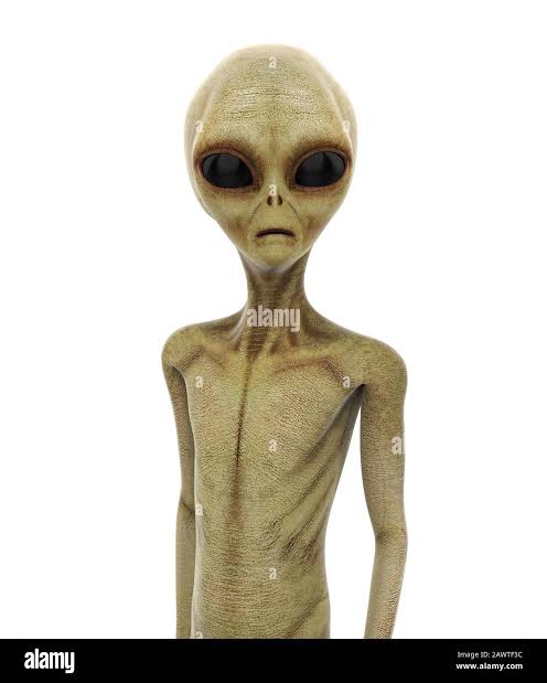 Alien Creature Isolated Stock Photo - Alamy