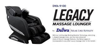 daiwa luxury massage chair dwa 9100 foot massage black or brown leather 8000 r massage chair massage chair