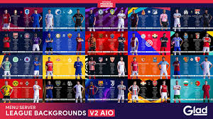 Champions league 20/21 april 23, 2021. Pes 2021 League Cups Backgrounds Menu Server By Glad20 Pes Patch