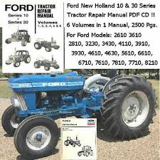 Ford 2810, 2910, 3910 with the help of this professional electronic pdf download version of the detailed and specific tractor workshop manual / repair guide. Ford Tractor Service Manual 10 30 Series 2610 Thru 7710 Workshop Repair Pdf Cd 9 97 Picclick