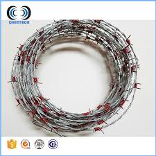 Classic barbed wire is made by twisting together two wires until they form a cable, and then adding wire barbs at regular points along the cable. Efficient Red Brand Barbed Wire Alibaba Com