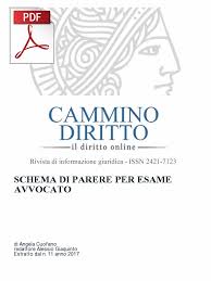 Costi, la soddisfazione dei membri è la numero uno! Schema Di Parere Per Esame Avvocato