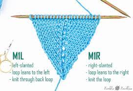 I prefer to use m1r in this context. How To M1l And M1r Knitting Increases Without The Confusion