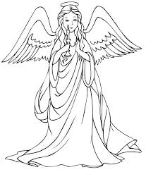 Extend a curved line from the top of the wing and the bottom of the concave edge. Kids Angel Christmas Drawing Foto Kolekcija