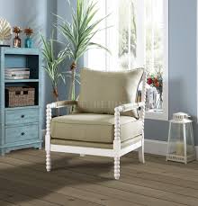 The chair has a plush seat and back that is upholstered in a printed script linen. Set Of Two Accent Chairs 903825 In Beige Fabric By Coaster