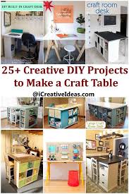 Yes, we are talking about the diy craft table and how you can make one without too much of an effort r cost. 25 Creative Diy Projects To Make A Craft Table I Creative Ideas