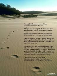 Footprints In The Sand Footprints In The Sand Poem Sand Quotes Sand
