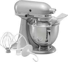 What can you do with a kitchenaid artisan? Kitchenaid Ksm150psmc Artisan Series Tilt Head Stand Mixer Metallic Chrome Ksm150psmc Best Buy