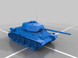 T 34 Of Sample Of 1944 By Vittweet 3d Printing 3d Printer T 34