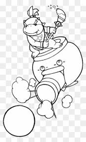 38+ koopalings coloring pages for printing and coloring. Clown In The Bowser Jr Coloring Pages Coloring Pages Bowser Jr With His Clown Car Free Transparent Png Clipart Images Download