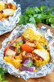 I made a home made grill using cinder blocks. Cheddar Bbq Chicken Foil Packets Home Made Interest