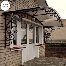 Demir Dograma Ferforje Sundurma Modelleri Techos Para Puertas Decoraciones De Casa Techos De Aluminio