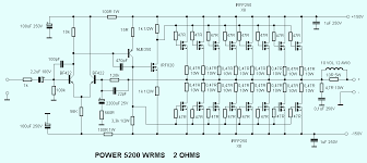 Citcuit diagram ofactivetone control circuit. Mosfet Power Amplifier 5200w Irfp250 Amplifier Circuit Design