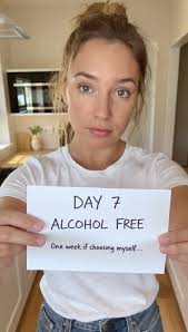DAY 7 ALCOHOL FREE — One week of choosing myself.”