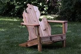 Michirondack Chair Cedar Michigan Shaped Adirondack Chairs Chair