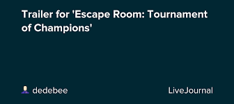 In this installment, six people unwittingly find themselves locked in another series of escape rooms, slowly uncovering what they have in common to survive…and discovering they've all played the game before. Trailer For Escape Room Tournament Of Champions