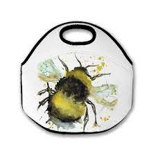 Bumble Bee Lunch Tote Bag Jamie Taylor Art Jamie Taylor Art