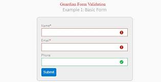 Guardian Jquery Form Validation Plugin Awesome Jquery