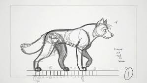 Wolf Canine Walk Cycle Dog Animation Wolf Sketch Animation Sketches
