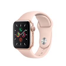 Apple Watch Series 5 Gps 40mm Gold Aluminum Case With Pink Sand Sport Band S M M L Walmart Com In 2020 Buy Apple Watch Apple Watch Series Apple Watch