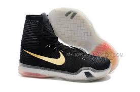 Black And Yellow Kobes Kobe 10 Elite Rose Gold Black Golden Xdr Top High Gold Basketball Shoes Kobe Shoes Kobe 10