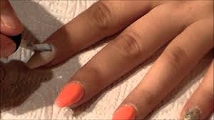 Acrylic nails coffin #acrylicnaildesigns #acrylicnailsnatural. Acrylic Nails Peach And Gold How To Youtube