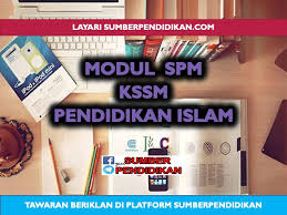 Modul Intervensi Spm Pendidikan Islam Sumber Pendidikan