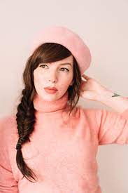 3 Ways To Style Your Hair With A Beret Keiko Lynn Beret With Braids Beret Hairstyles Long Hair Beret Hair