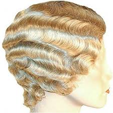 Now, finger waves are back again, for short and long hair, in more ways than we can wrap our heads around! Amazon Com Finger Wave Short Flapper Color Ash Blonde Lacey Wigs 1920s Marcel 42nd Street Theater Chicago Bundle Costume Wig Care Guide Clothing