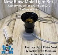 Factory Made Blow Mold Light Socket Cord & Light Plate Combo for Grand  Venture