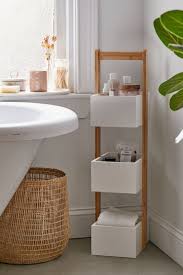 Make your baths more luxurious with these diy bath caddy ideas. 3 Tier Bamboo Bath Storage Caddy Diy Bathroom Storage Small Bathroom Storage Apartment Furniture