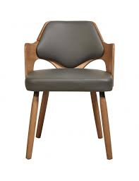 Elyn chaise 4p/c avec un design contemporain et un style unique. Chaise De Sejour Scandinave Niev Gris Anthracite 35301ga