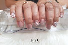 Patterned Nail Art White Floral Swirls On Pink Manicure N20 Nail Spa Related searches for pink and white nail: