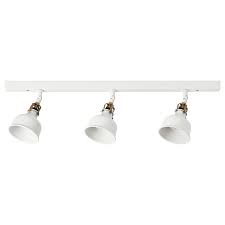 Ranarp Ceiling Track 3 Spotlights Off White White Ikea