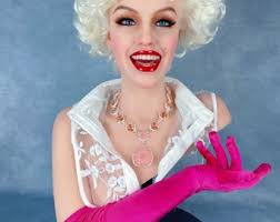 Espectacular collar de gargantilla de diamantes de morganita de melocotón  natural y champán, collar de encanto de morganita grande y audaz, regalo  perfecto 925 plata