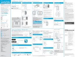 0111 Wireless In Wall Dimmer Switch User Manual Lutron