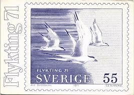 Mit umfangreichen briefmarken angeboten von guten einzelwerten, posten, sammlungen bis hin zu die briefmarken stammen aus den sammelgebieten altdeutschland, bund, berlin, deutsches. Schweden Allgemein Briefmarke Motiv Postkarte Mit Vogel Schweden Ansichtskarten Lexikon