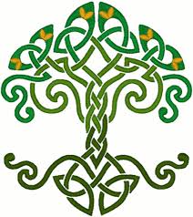 It is a tree of life image inspired by mexican embroidery. Celtic Knotted Tree Of Life Embroidery Design