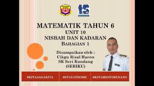 Nisbah dan kadaran tahun 6 mp3 & mp4. Matematik Tahun 6 Nisbah Dan Kadaran 1 Youtube